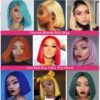 Bob Cut Blonde Wig T Lace Human Hair Natural Shine Sleek