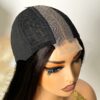 Black Bob Wig 2x6 Lace Closure Sleek Style Natural Part