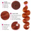 Body Wave Hair Ginger Bundles with Closure