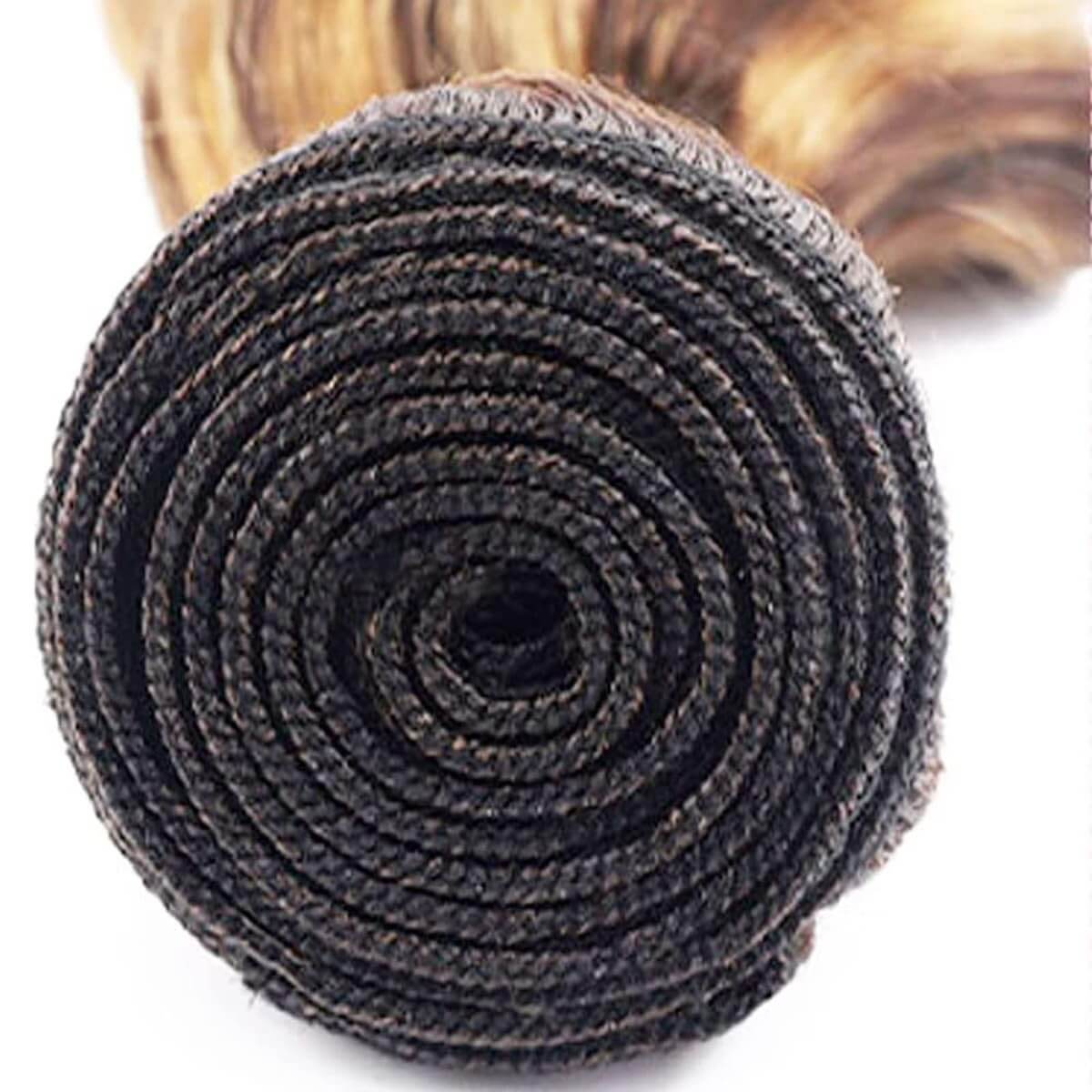 Honey Blonde Loose Deep Wave Bundles remy Hair Full Volume