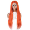 Ginger Lace Front Wig Human Hair Bold Color Natural Look