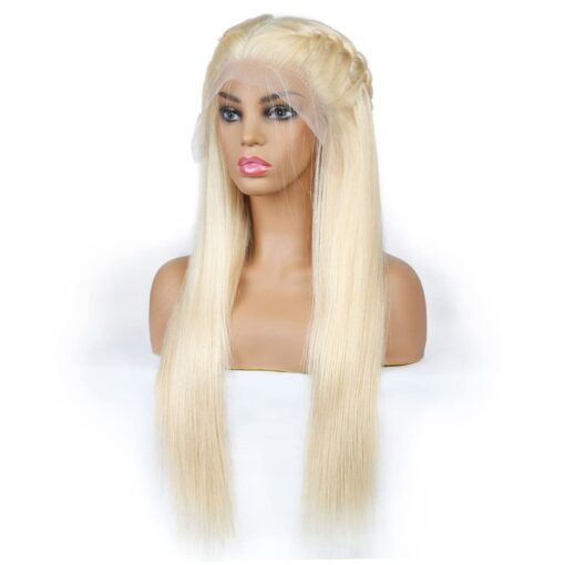 Blonde Wig Long Straight 13x6 Lace Front Natural Hairline