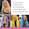Blonde Deep Wave Wig 13x4 Lace Human Hair Voluminous