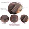 Black Bob Wigs Lace Front Human Hair Sleek Natural Look