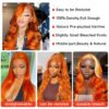 Body Wave Hair Ginger Bundles with Closure