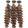 Honey Blonde Loose Deep Wave Bundles remy Hair Full Volume