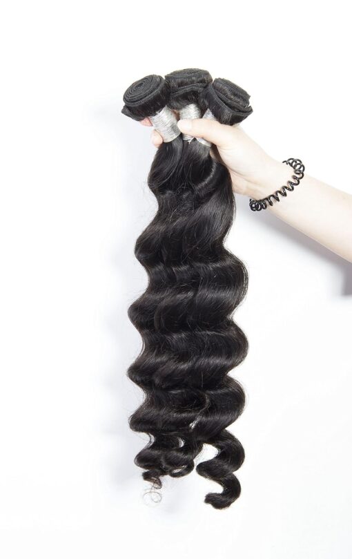 Loose Wave Bundles with Frontal Virgin Hair Soft Curls Full