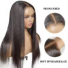 Straight 13x6 HD Lace Frontal Wig Human Hair Sleek Look