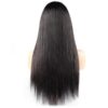 Straight Human Hair Wig Glueless Lace Front Sleek Look