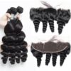 Loose Wave Bundles with Frontal Virgin Hair Soft Curls Full