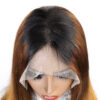 Honey Blonde Human Hair Wig Lace Front Soft Glow Natural
