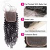 Kinky Curly Bundles with Closure Virgin Hair Voluminous