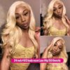Blonde Body Wave Wig Human Hair Soft Waves Natural Look