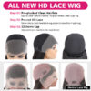 Straight Human Hair Wig Glueless 13x4 Lace Front Friendly