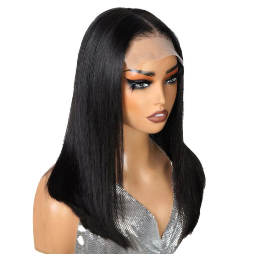 Straight 13x6 HD Lace Frontal Wig Human Hair Sleek Look
