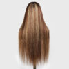 Straight Honey Blonde Wigs Glueless Lace Effortless Beauty