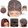 Burgundy Bob Wig 13x4 Lace Front Bold Color Human Hair