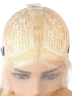 Blonde Wig Long Straight Human Hair
