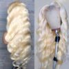 Long Blonde Wavy Wig 13x6 Lace Front Body Wave Human Hair