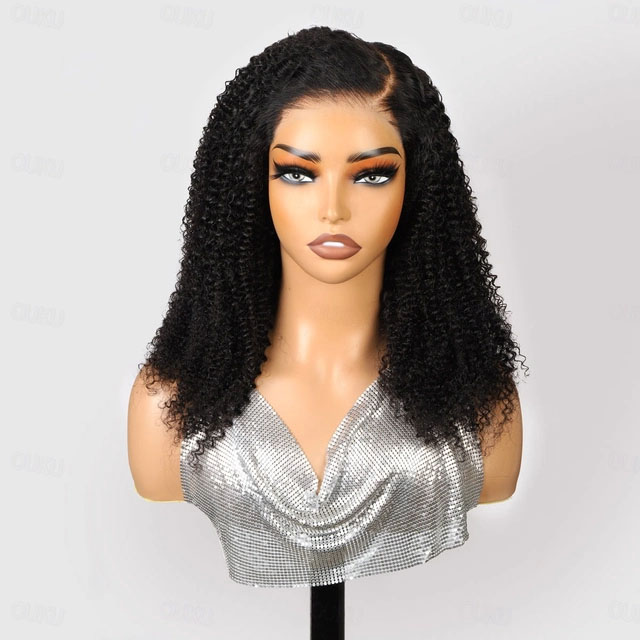 Jerry Curly Wigs Human Hair Voluminous Natural Curls