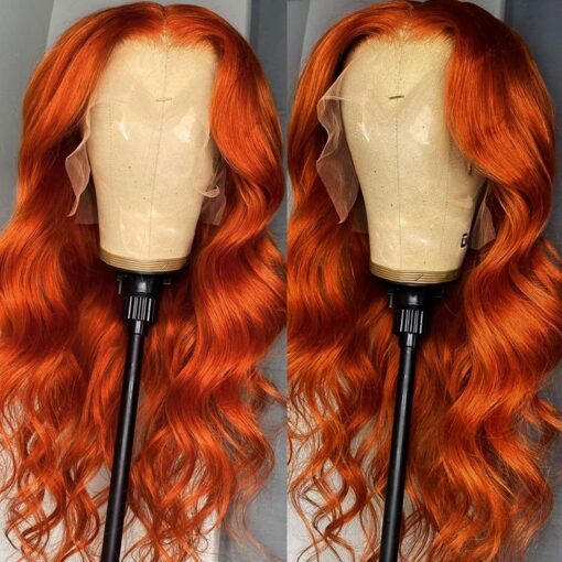 Ginger Body Wave Wig Human Hair for Soft Bouncy Volume