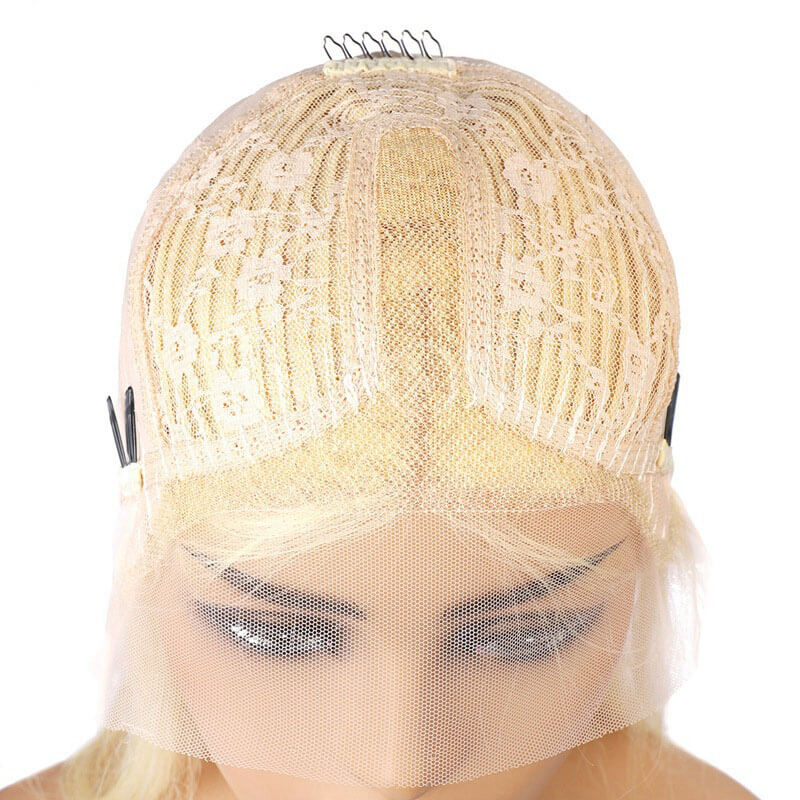 Blonde Body Wave Wig Human Hair Soft Waves Natural Look