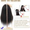 Kinky Straight Wig Human Hair Natural Blowout Look Volume