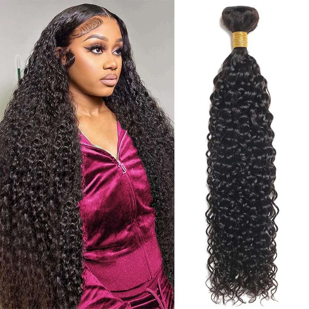 Water Wave Human Hair Bundles Soft Curls Natural Shine
