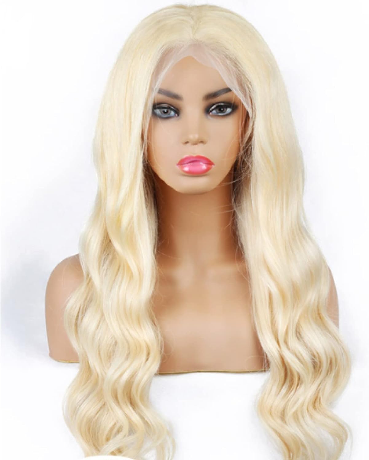Blonde Body Wave Wig Human Hair Soft Waves Natural Look