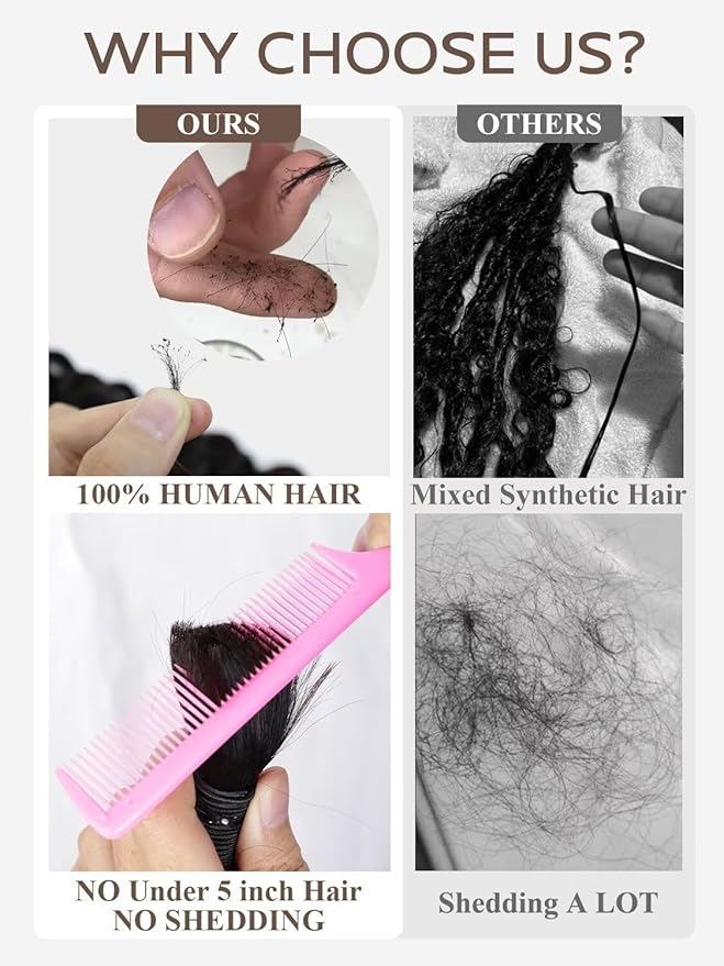 Human Hair Deep Wave Bulk Natural Texture for Braiding