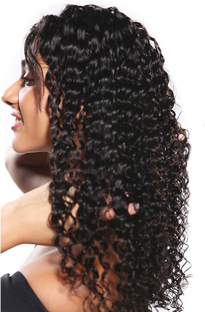 Water Wave Human Hair Wig Soft Curls Natural Lace Front
