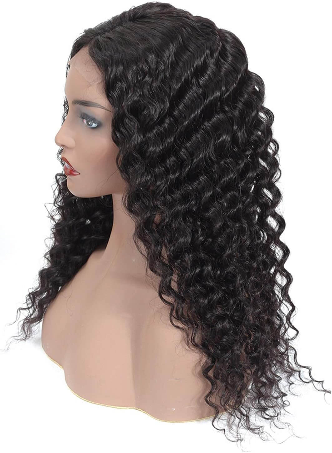 Water Wave Human Hair Wig Soft Curls Natural Lace Front