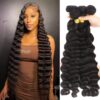 Loose Deep Wave Bundles Virgin Human Hair Soft Defined Curls