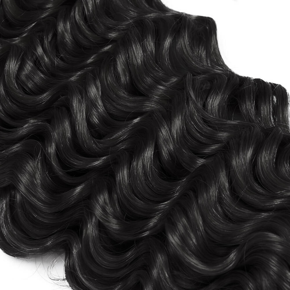 Human Hair Deep Wave Bulk Natural Texture for Braiding