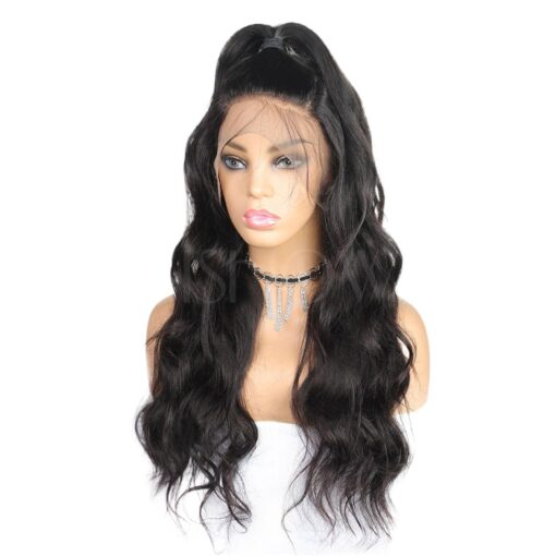 front lace headgear Body wave glueless human hair