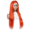 Ginger Lace Front Wig Human Hair Bold Color Natural Look