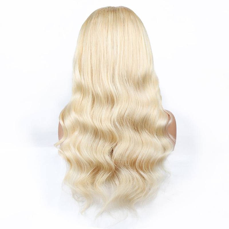 Blonde Body Wave Wig Human Hair Soft Waves Natural Look