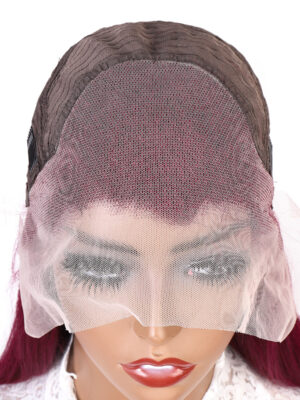 Burgundy Lace Front Wig 13x4 Straight Hair