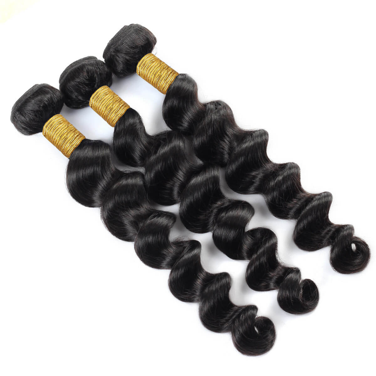 Loose Deep Wave Bundles Virgin Human Hair Soft Defined Curls