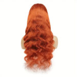 Glamifa Wig Hair Ginger Real Hair Headgear Ginger# Body wave Human Hair Wig