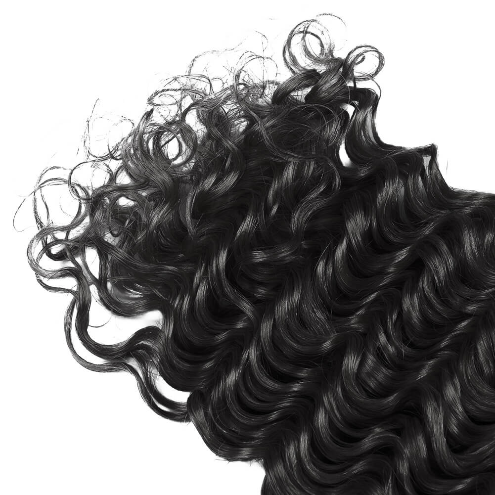 Human Hair Deep Wave Bulk Natural Texture for Braiding