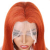 Ginger Lace Front Wig Human Hair Bold Color Natural Look
