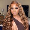 Loose Deep Wave Wig 4x4 Lace Closure Curls Natural Look
