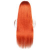 Ginger Lace Front Wig Human Hair Bold Color Natural Look