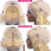 Blonde Body Wave Wig Human Hair Soft Waves Natural Look