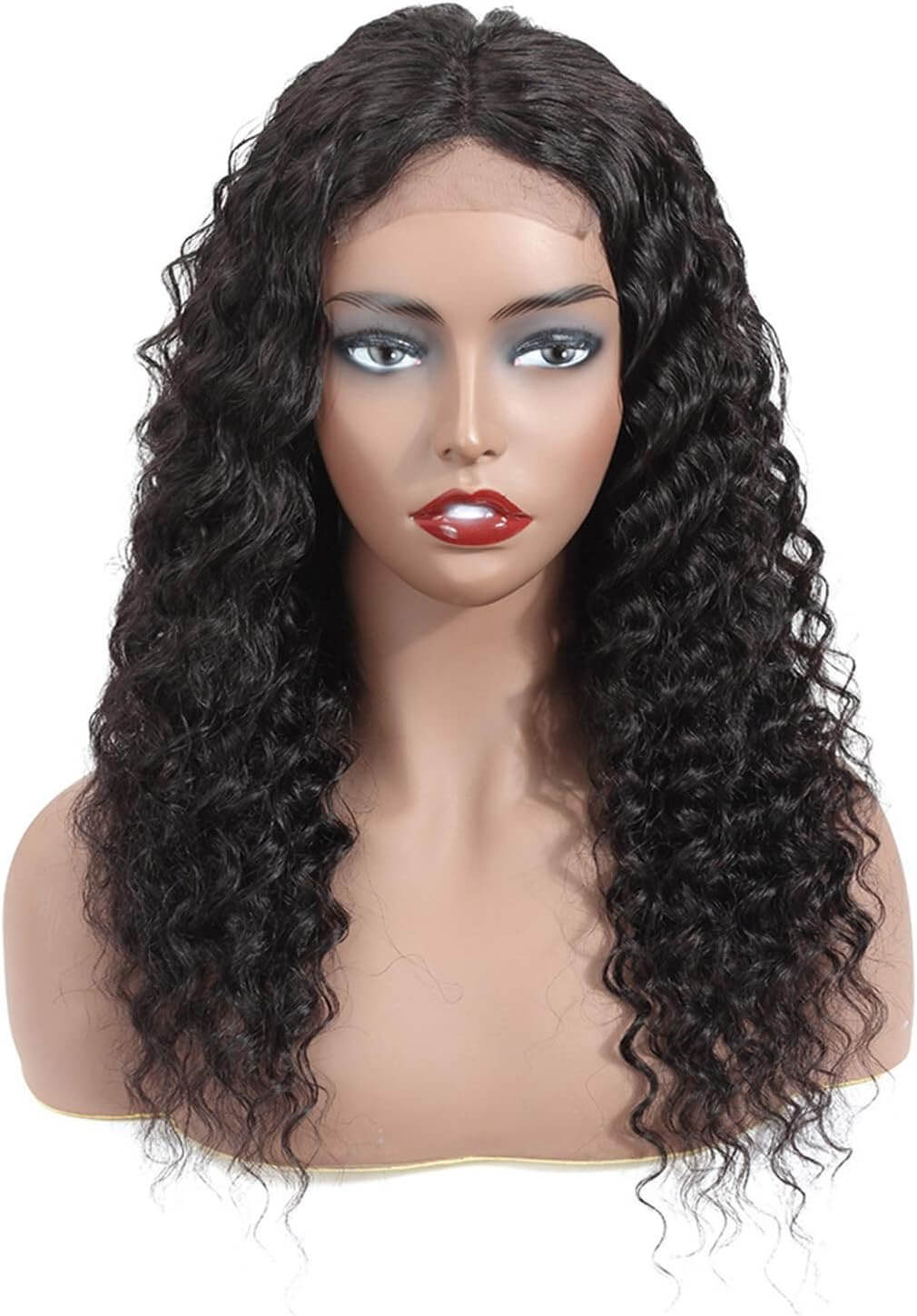 Water Wave Human Hair Wig Soft Curls Natural Lace Front