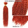 Ginger Deep Wave Bulk Braiding Hair Human Hair Voluminous