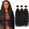 Deep Wave Human Hair Bundles Defined Curls Full Volume