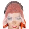 Ginger Bob Wig Human Hair Sleek Cut Bold Color Natural Shine