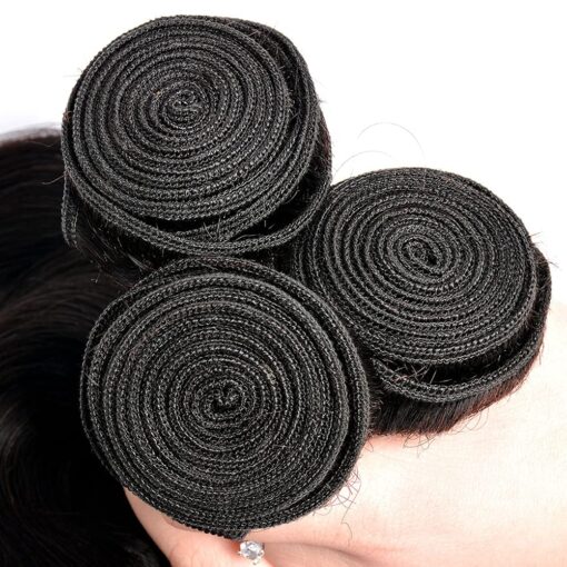 Human Hair Straight Bundles Silky Texture Natural Shine